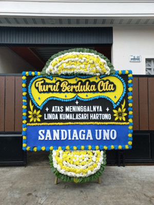Papan Bunga Duka di Dumbo Raya